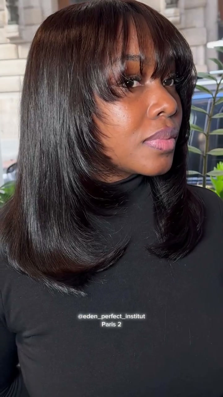 Vidéo Tissage avec closure + coiffage chez Eden perfection